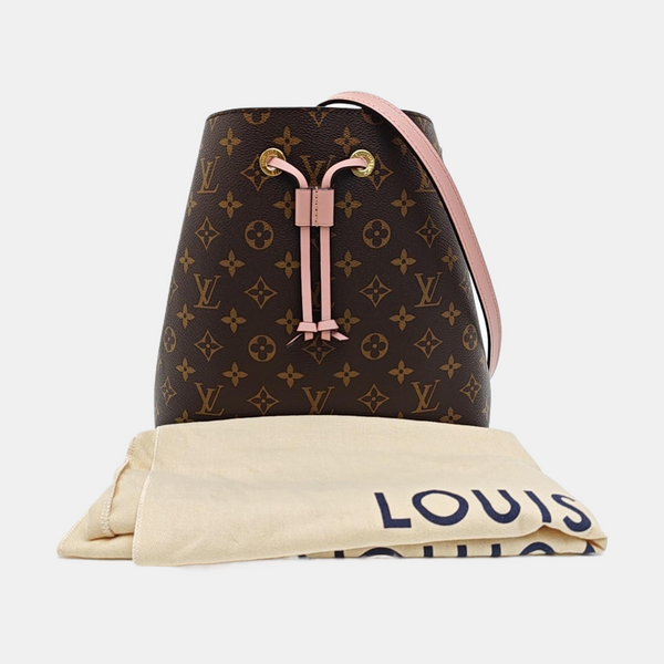 NÉONOÉ MM Monogram Coated Canvas Brown