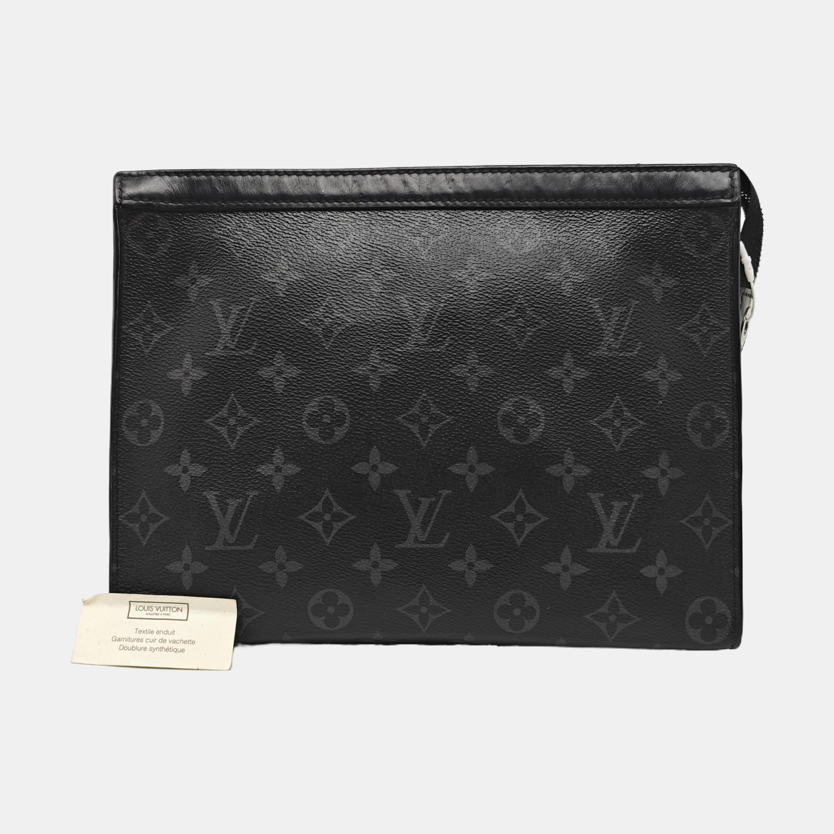 Pochette Voyag MM Monogram Coated Canvas Black