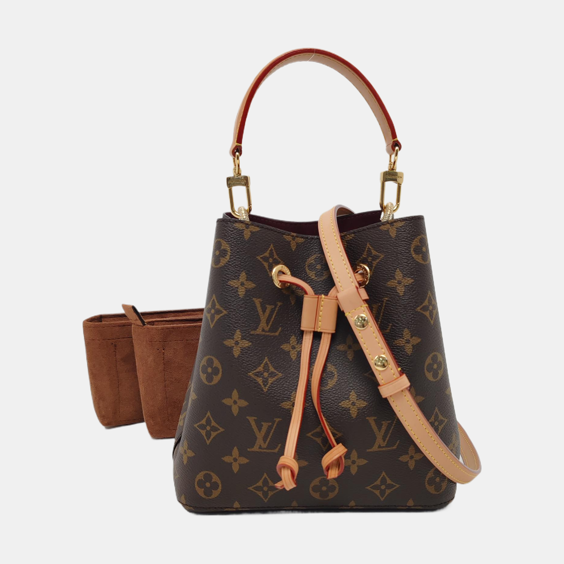 NÉONOÉ BB Monogram Coated Canvas Brown