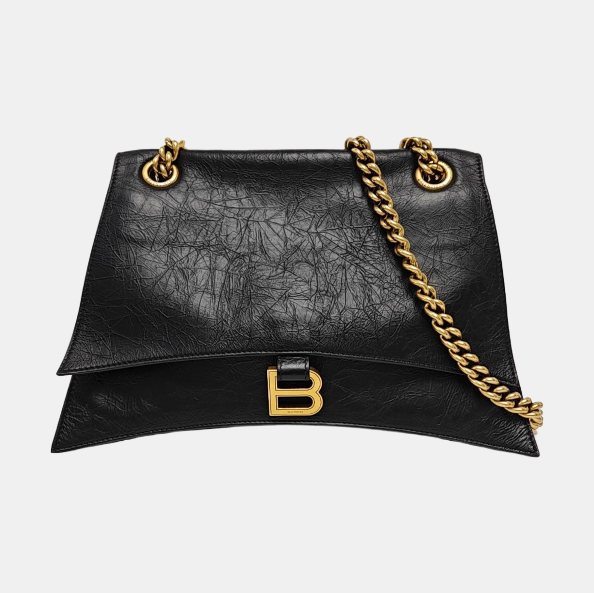 Crush Medium Calfskin Black