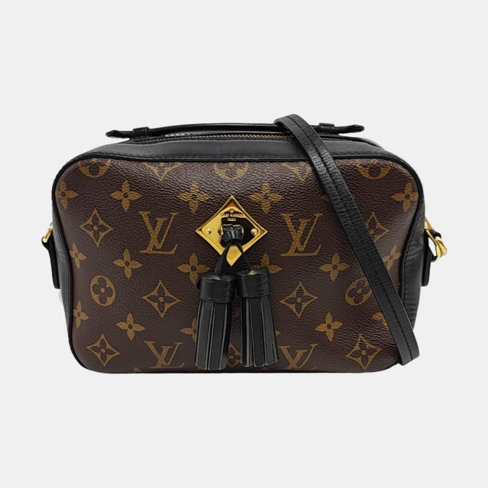 SAINTONGE Monogram Coated Canvas Brown