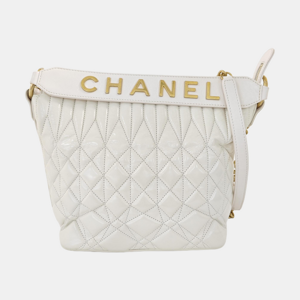HOBO Quilted Calfskin White