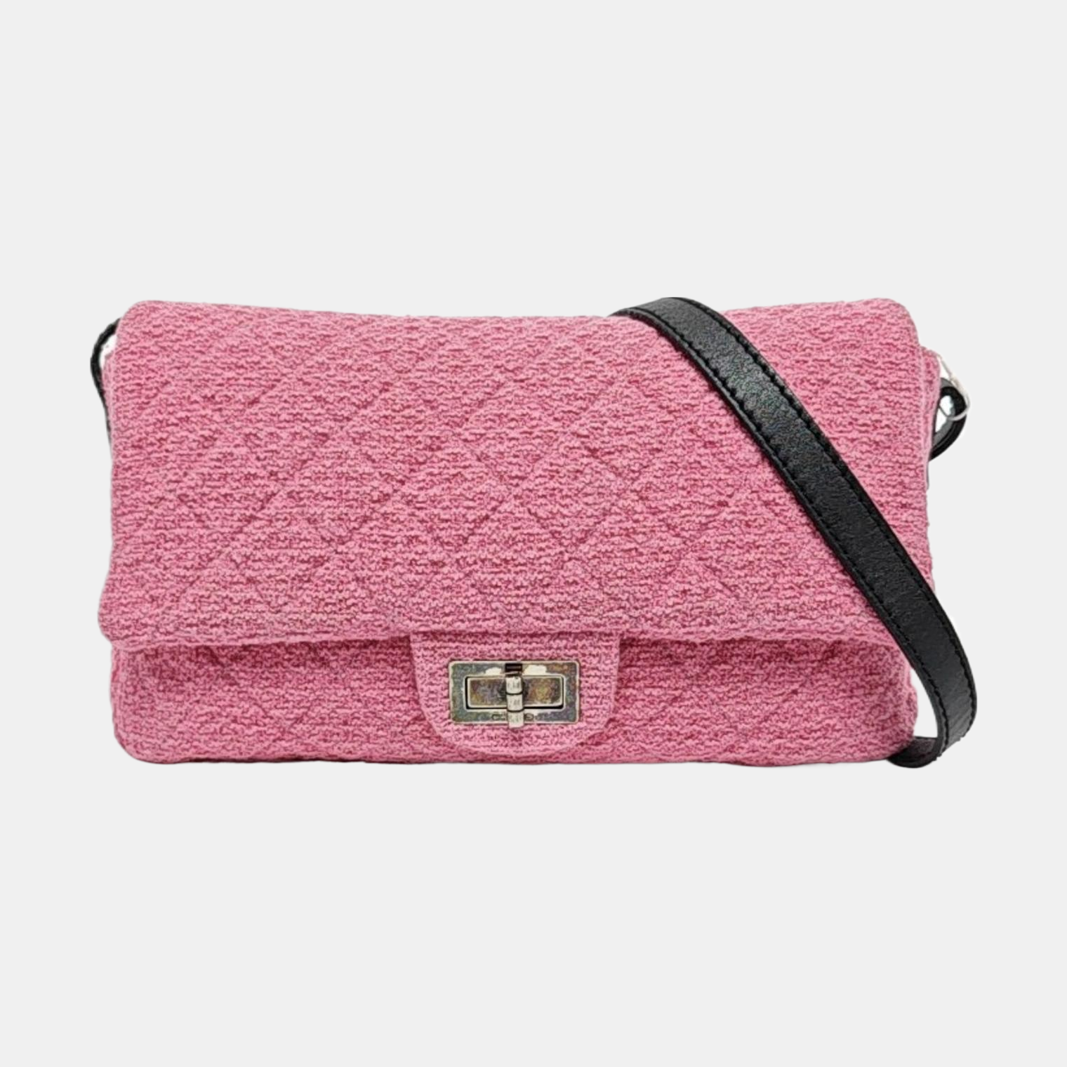 2.55 Maxi Quilted Wool Red