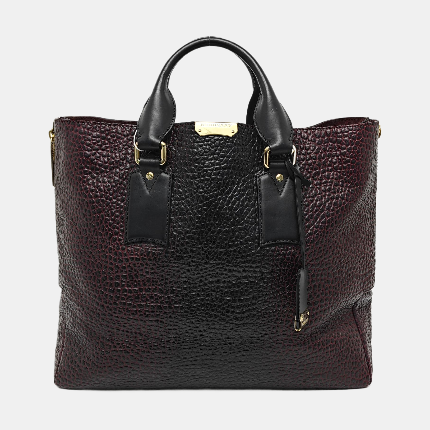 Calfskin Top Handle Bag Red