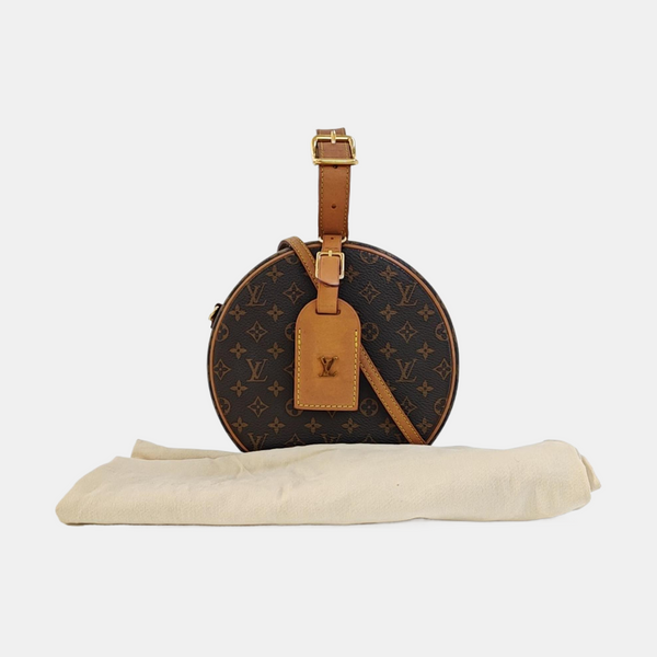 BOITE CHAPEAU PM Monogram Coated Canvas Brown