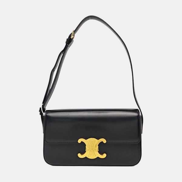 TRIOMPHE Small Calfskin Black