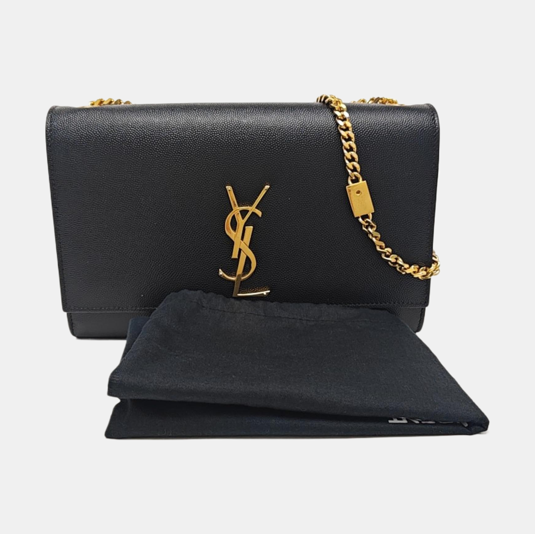KATE Medium Calfskin Black