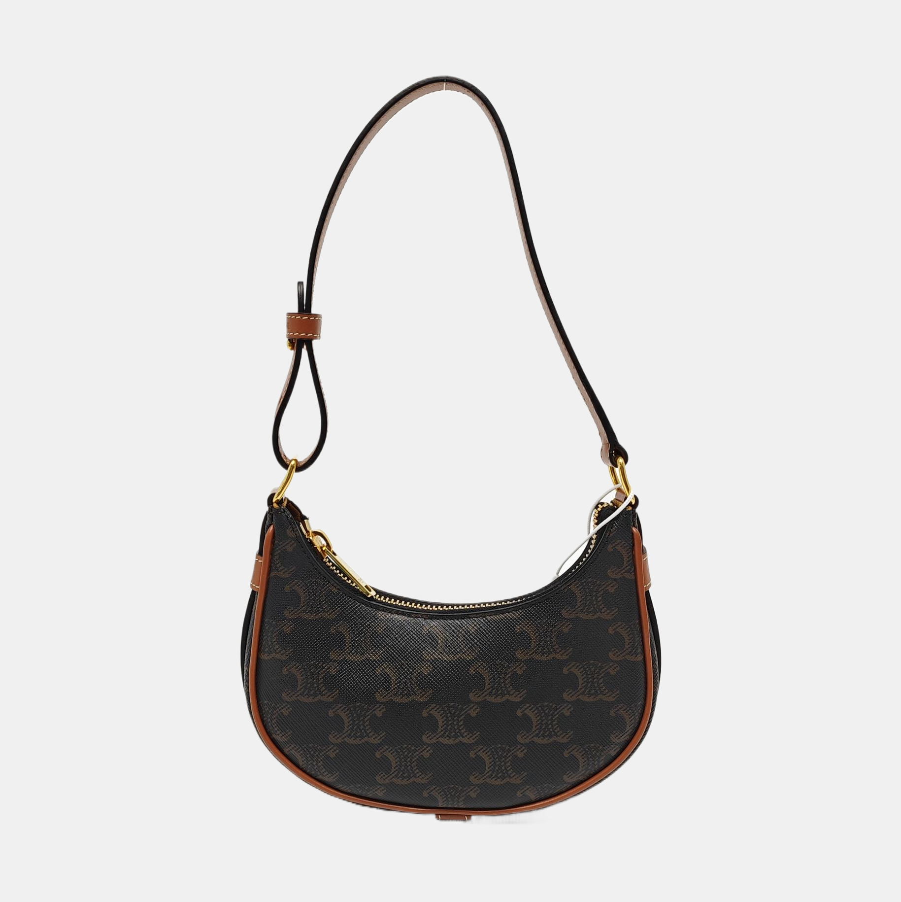 Authenticated pre-owned  AVA Mini Coated Canvas Brown - Top Handle Bag at Looply