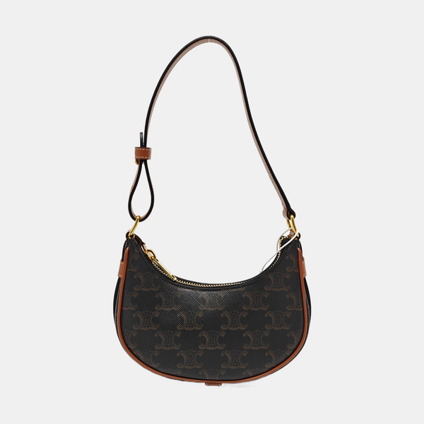 Authenticated pre-owned  AVA Mini Coated Canvas Brown - Top Handle Bag at Looply