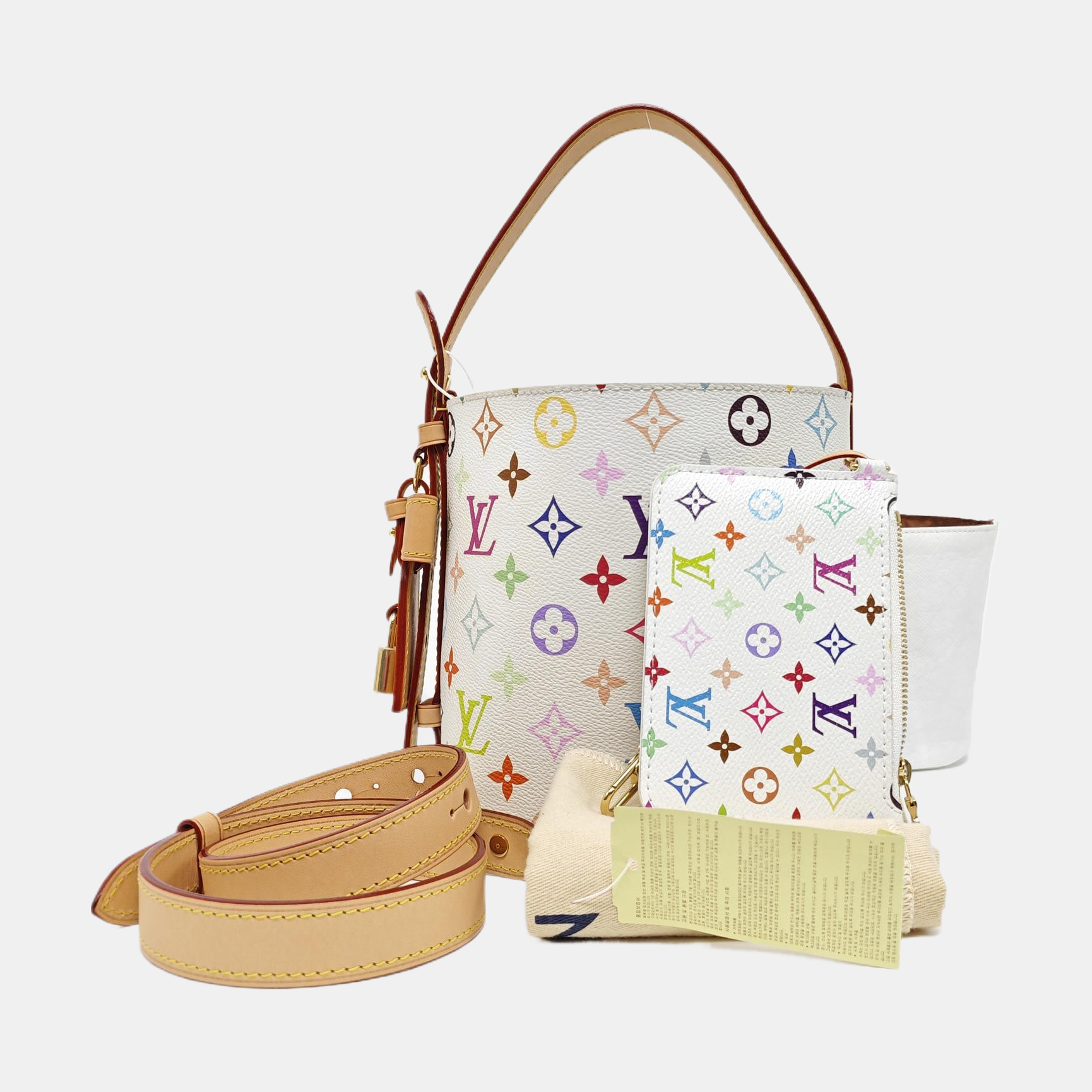 LV × TM ALL IN BB Monogram Coated Canvas White