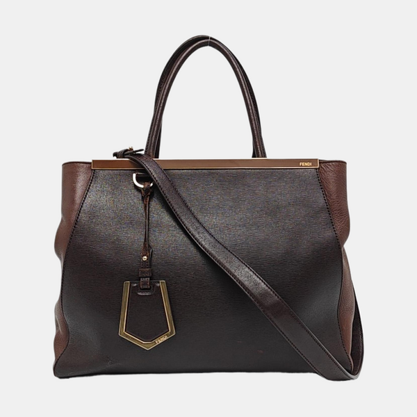 2 Jours Medium Calfskin Brown