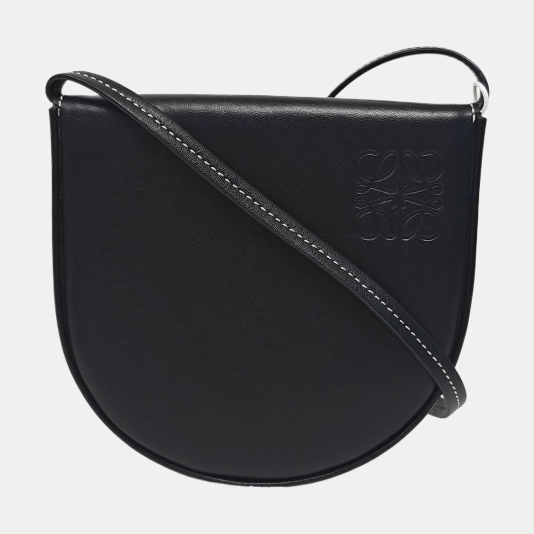 Heel Small Calfskin Black