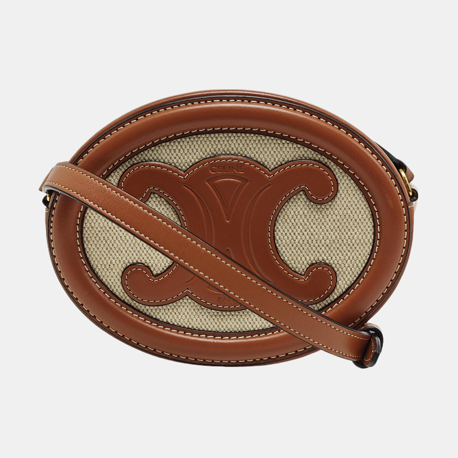 TRIOMPHE Mini Calfskin Beige