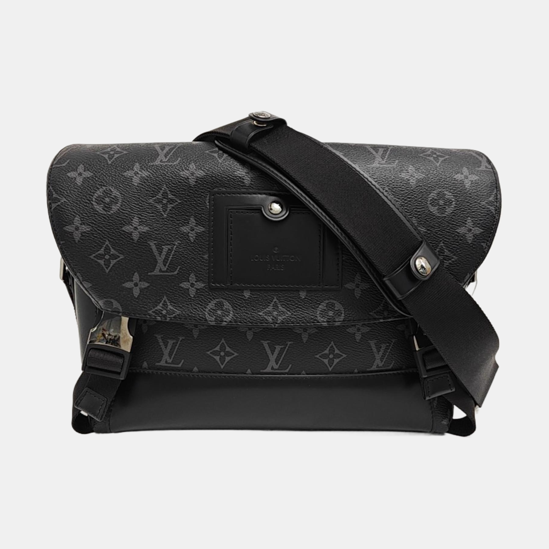 VOYAGER PM Monogram Coated Canvas Black