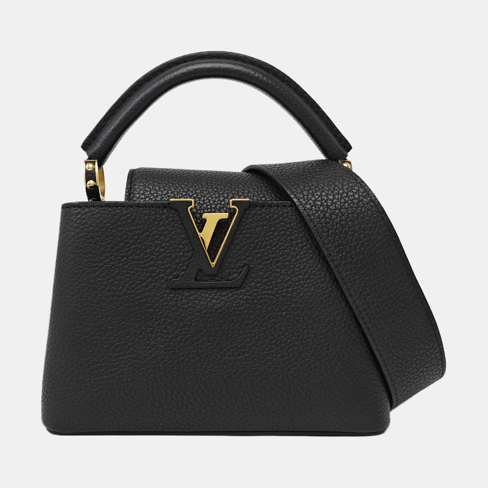 CAPUCINES Mini Calfskin Black