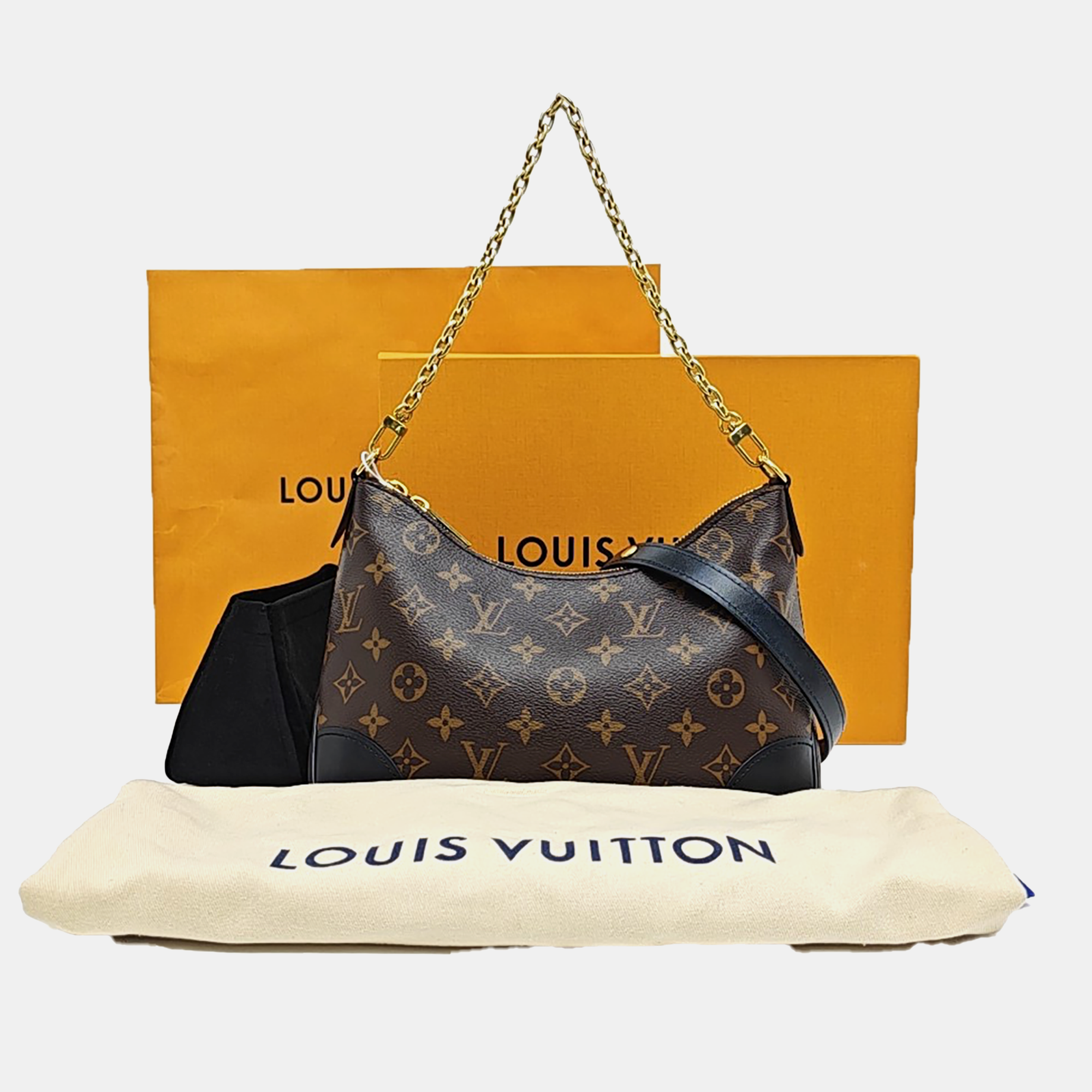 BOULOGNE Monogram Coated Canvas Brown