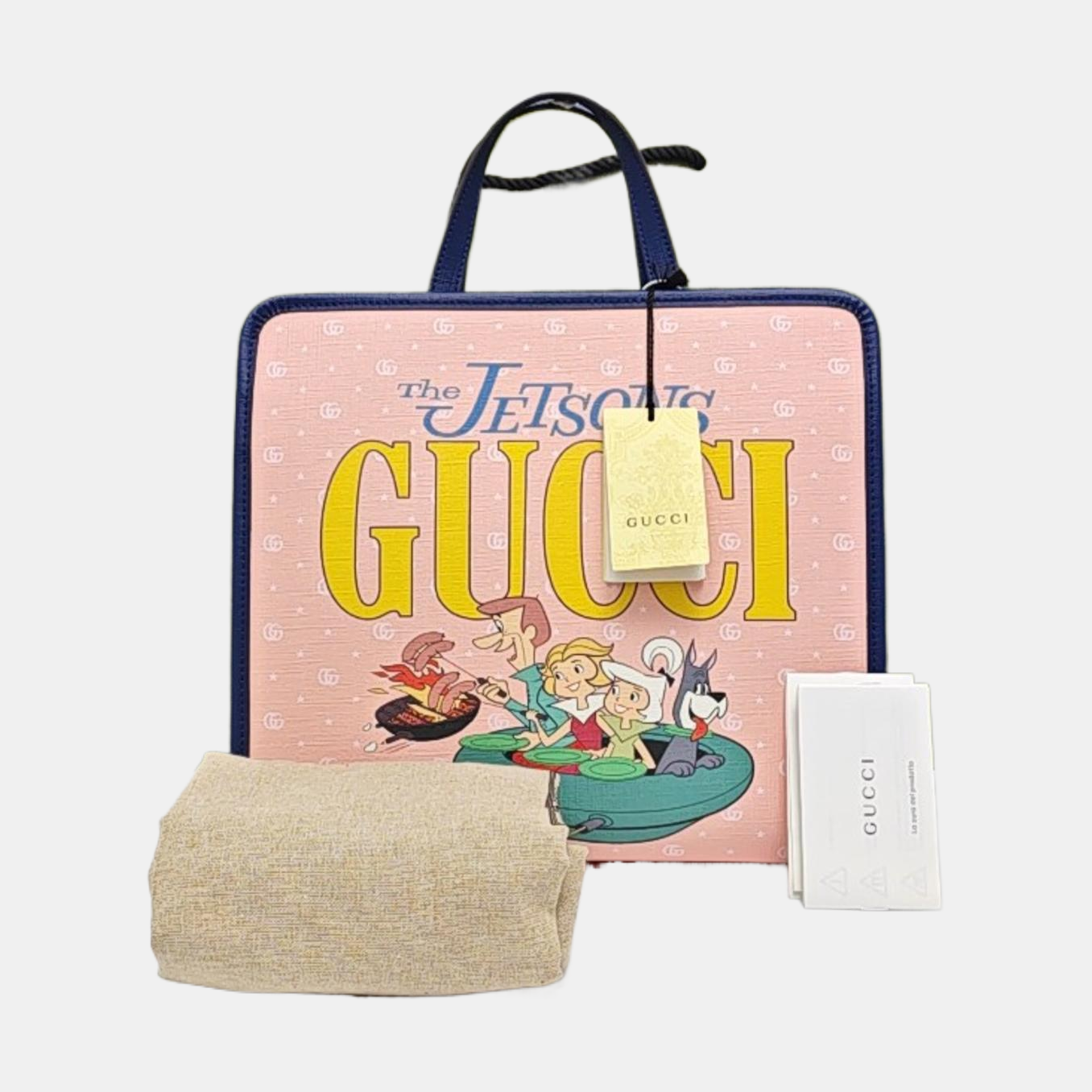 GG Supreme Coated Canvas Pink