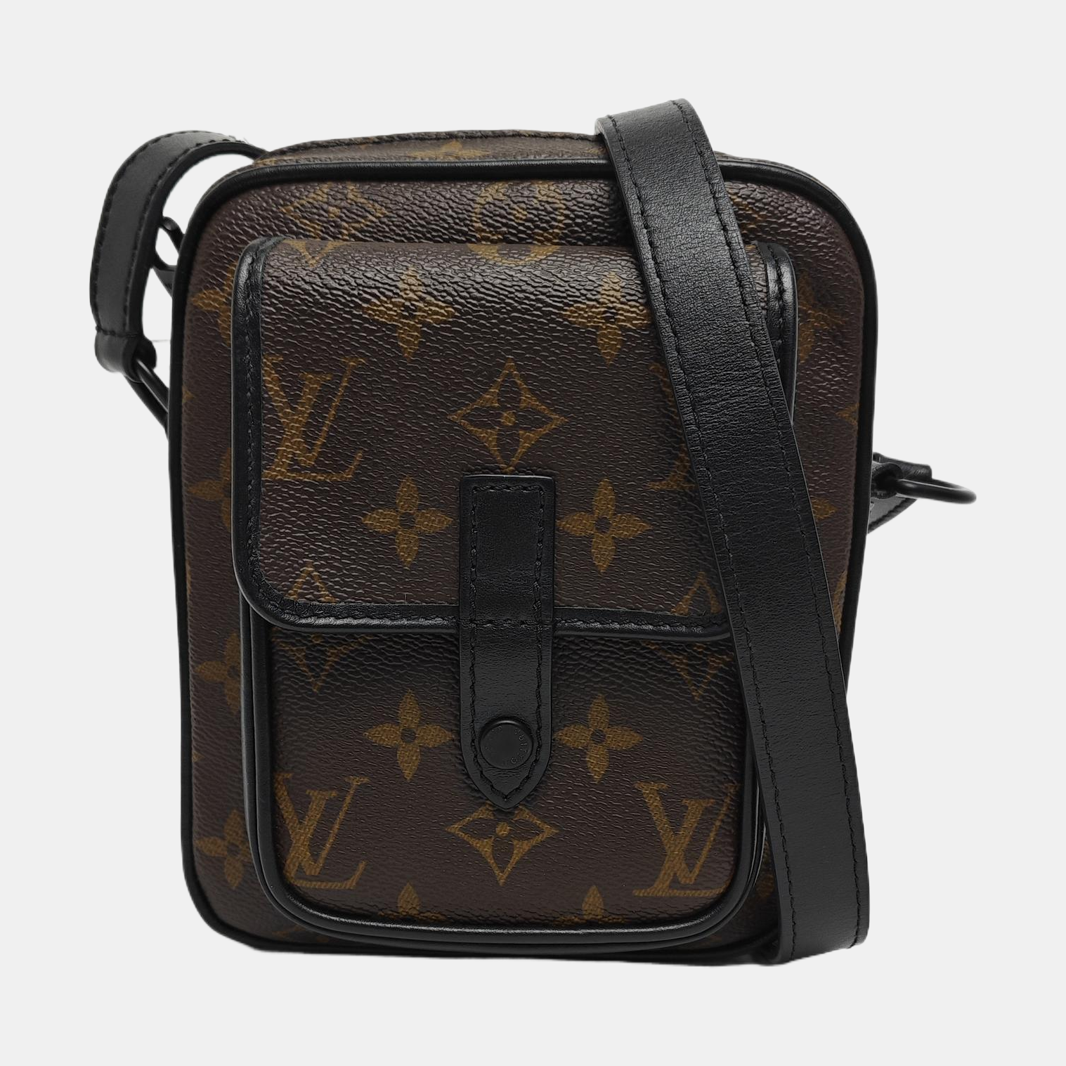 CHRISTOPHER Monogram Coated Canvas Brown