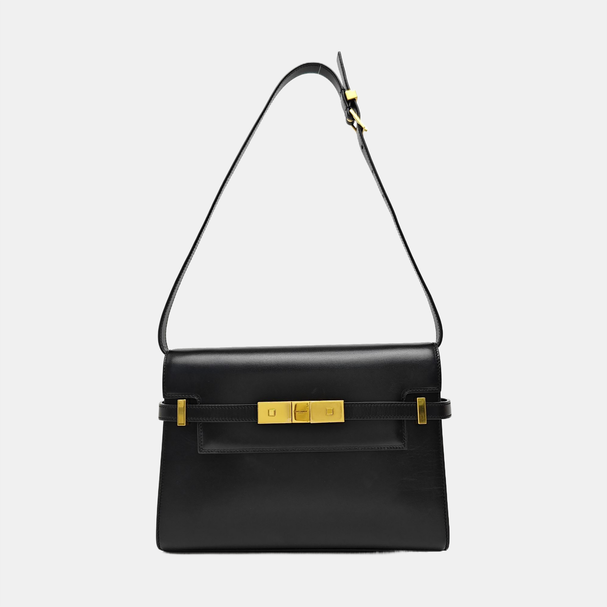 MANHATTAN Small Calfskin Black
