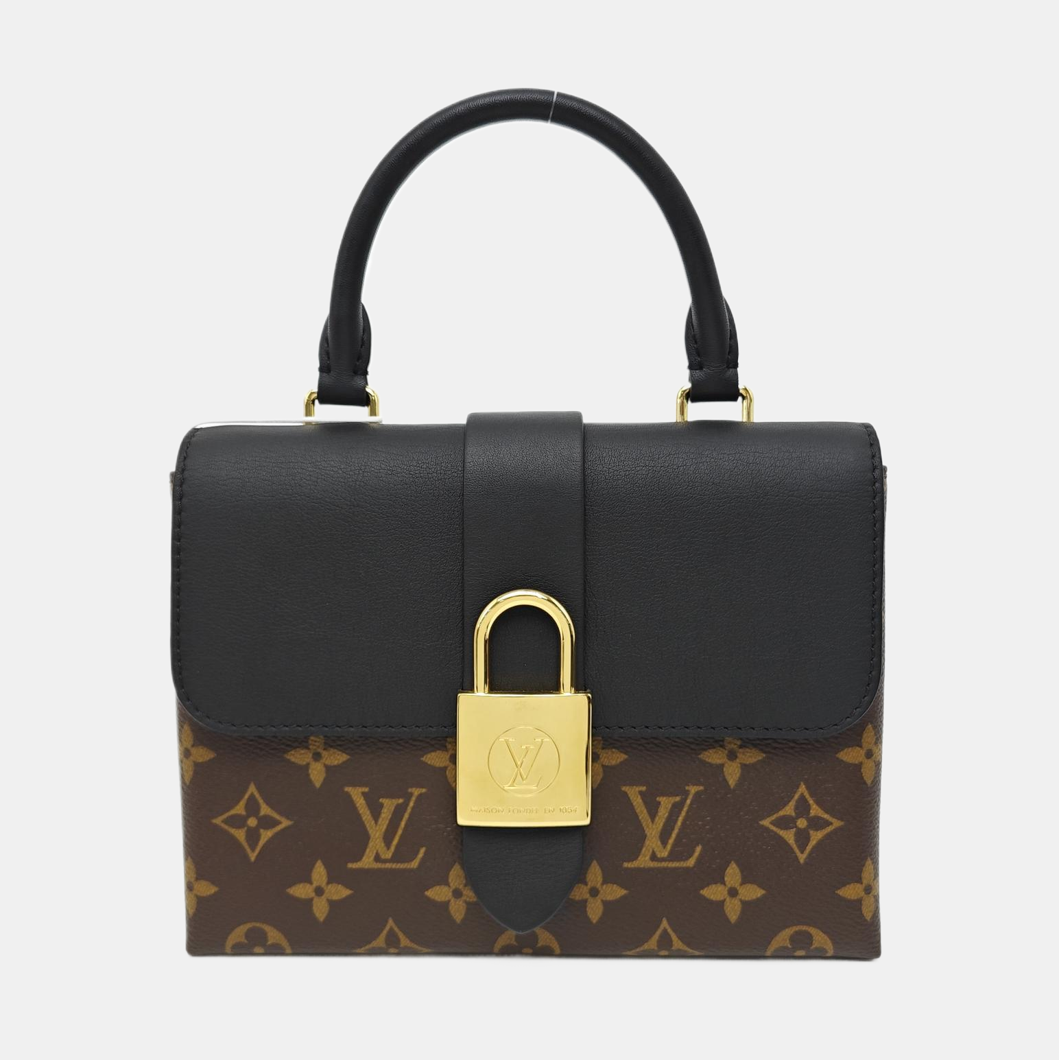 LOCKY BB Monogram Coated Canvas Brown