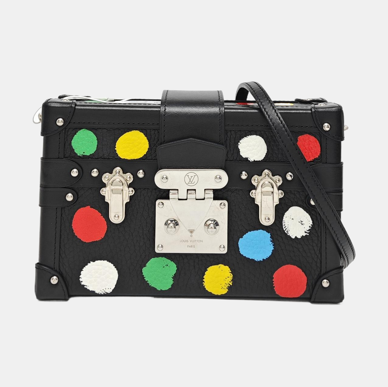 PETITE MALLE Calfskin Black
