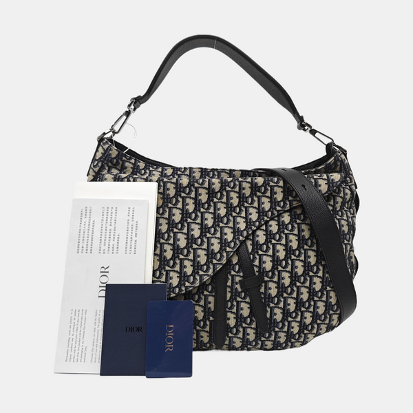 Saddle Oblique Canvas Black