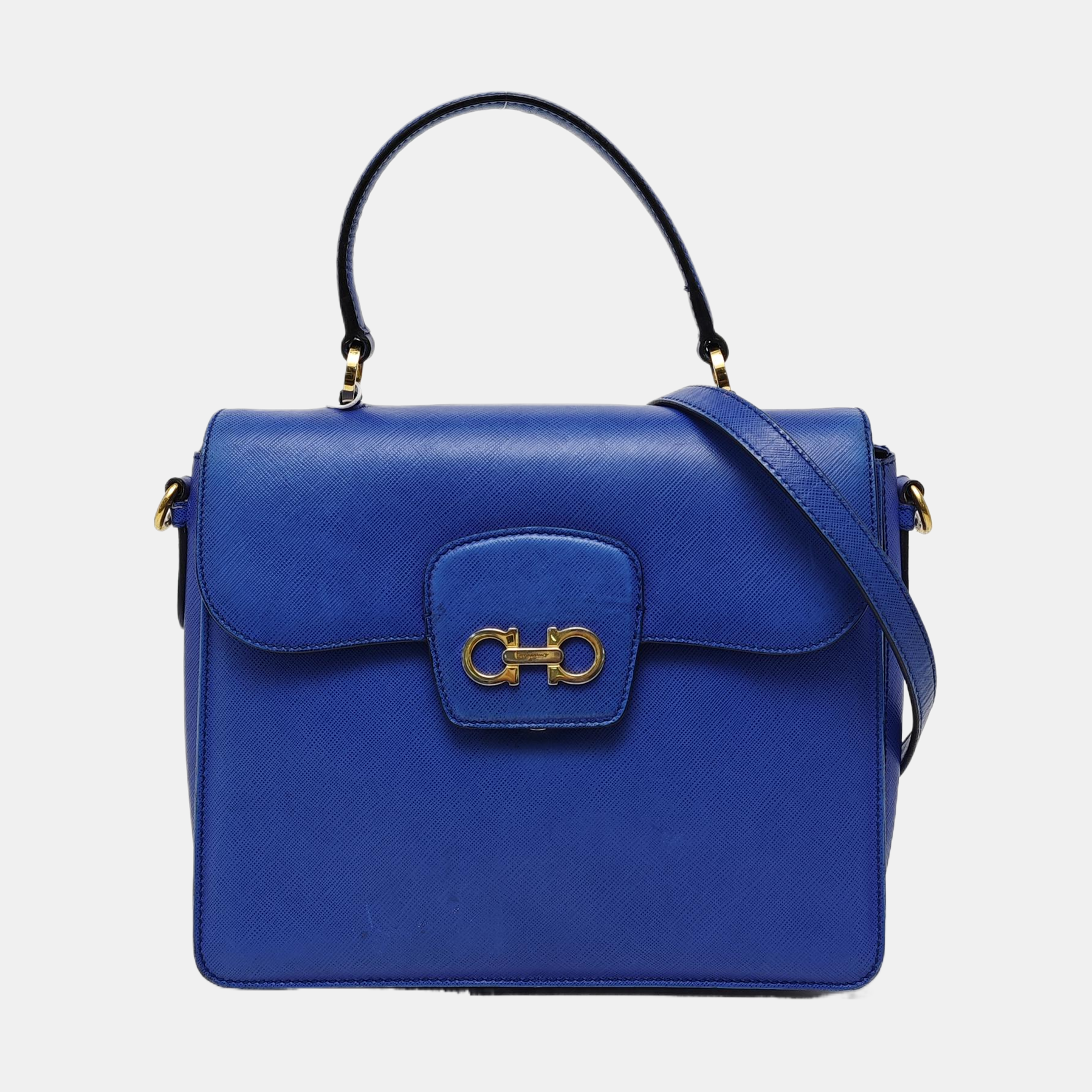 Kelly Calfskin Blue