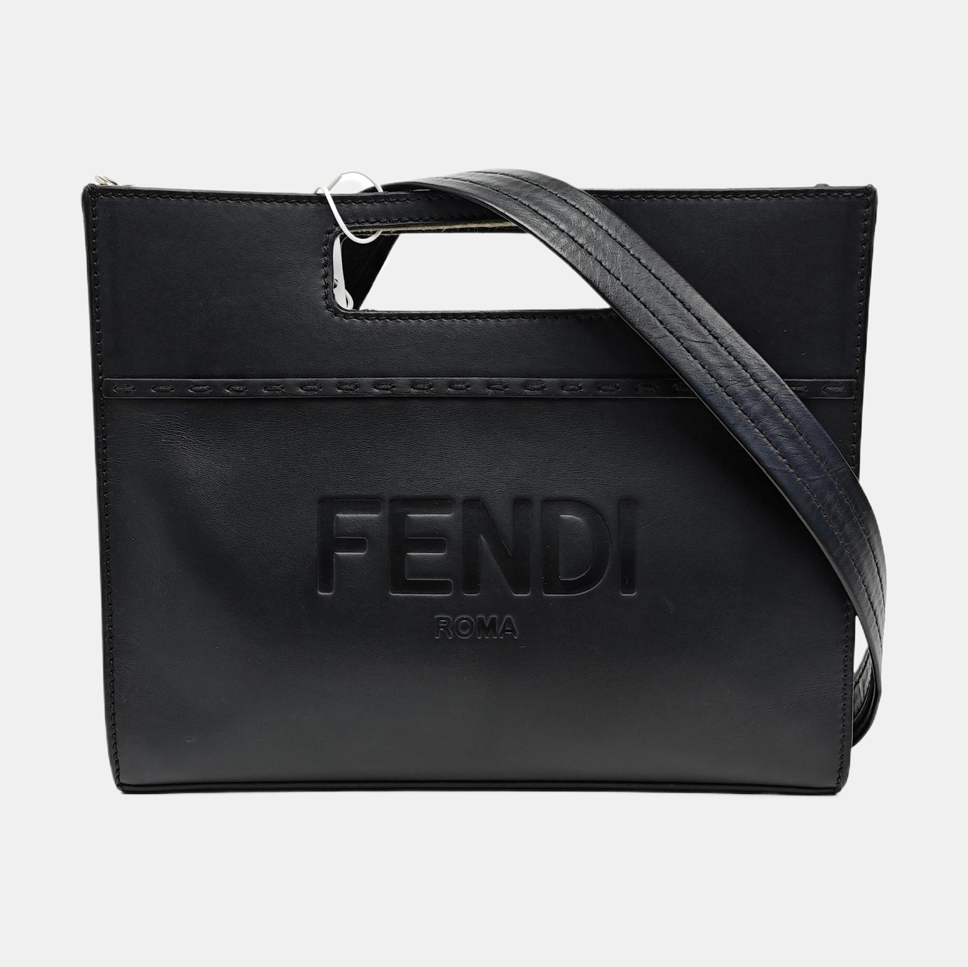 Quilted Calfskin Tote Bag Black