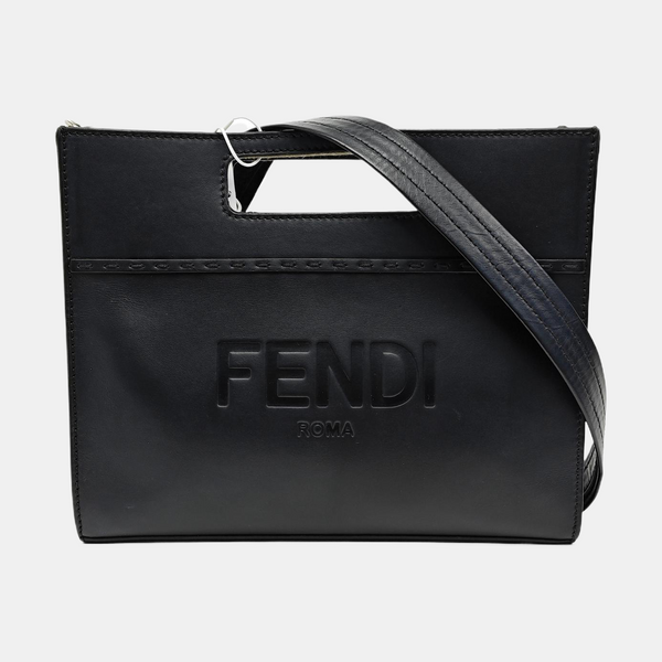 Quilted Calfskin Tote Bag Black