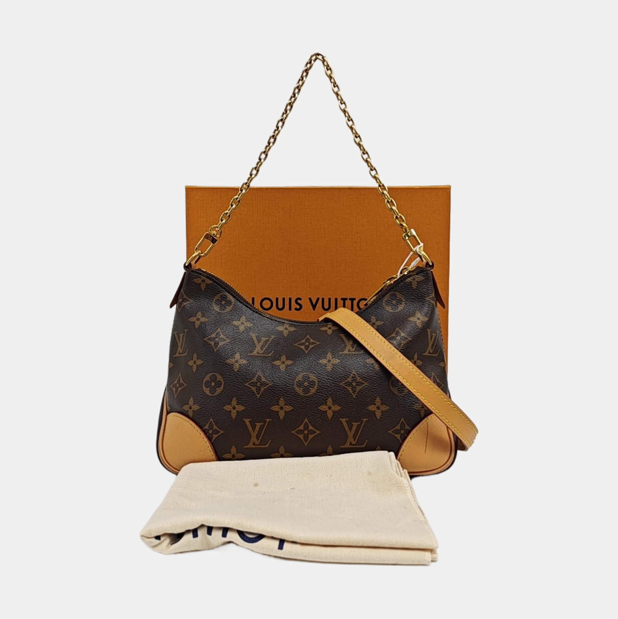 BOULOGNE Monogram Coated Canvas Brown