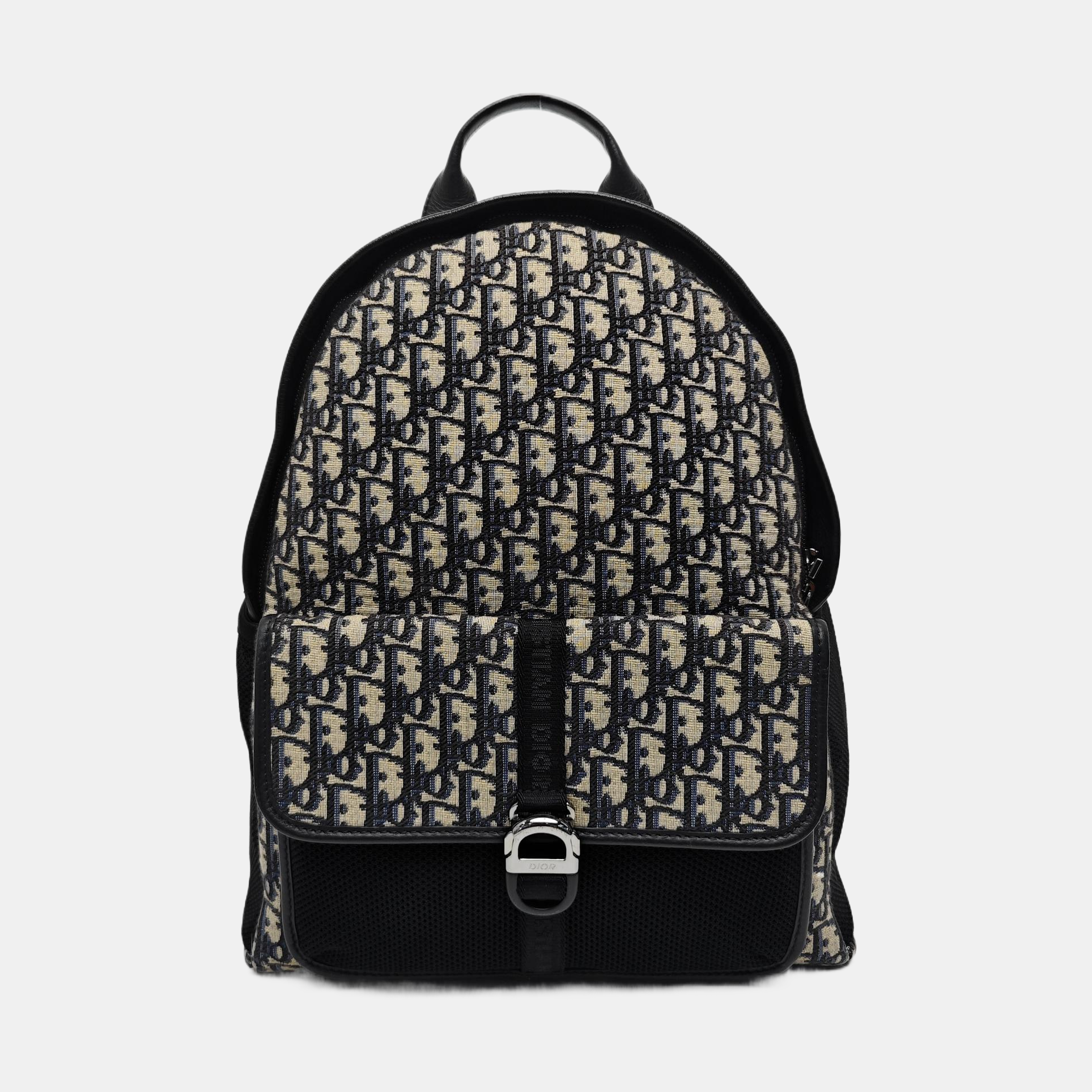 Oblique Canvas Backpack Blue