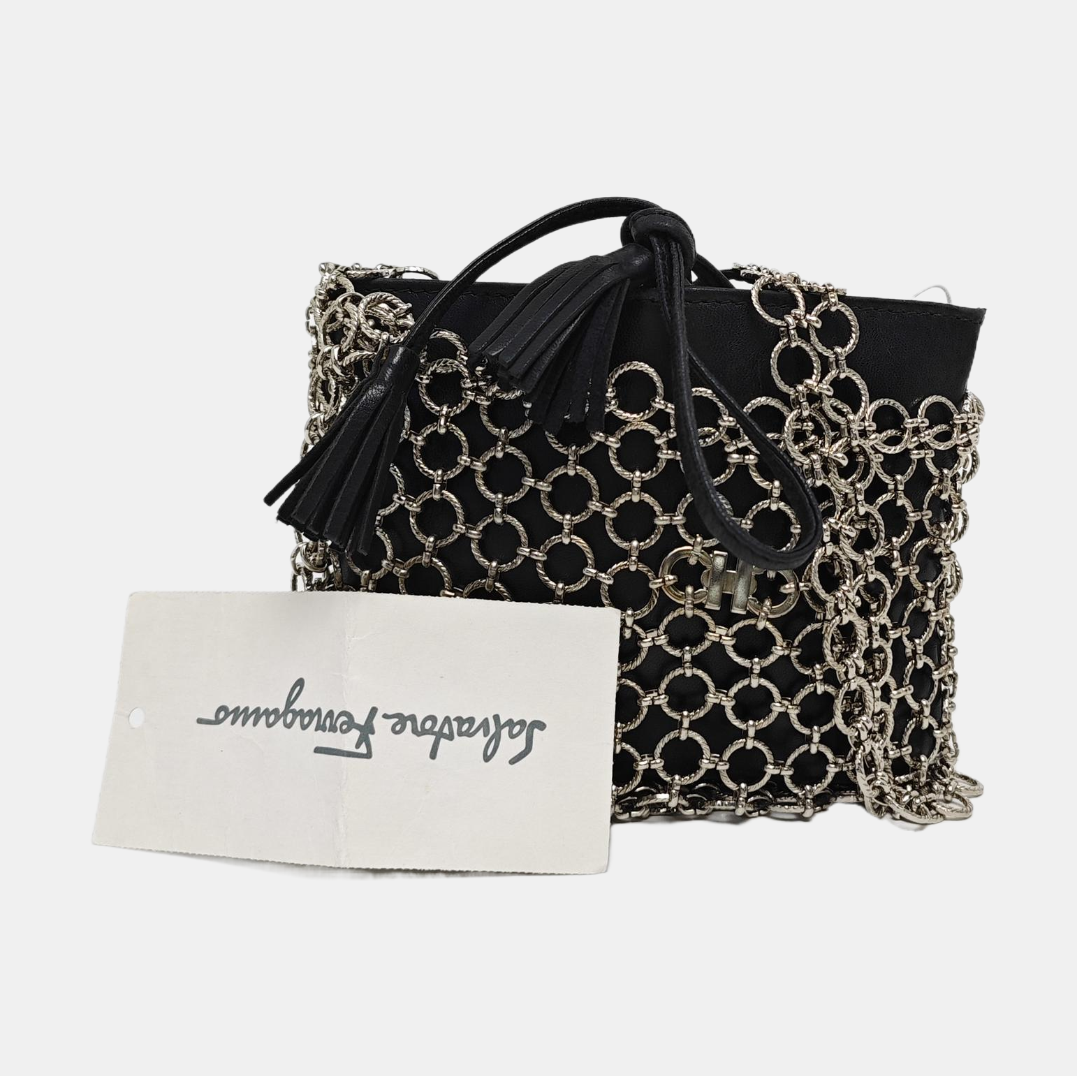 Lambskin Shoulder Bag Black
