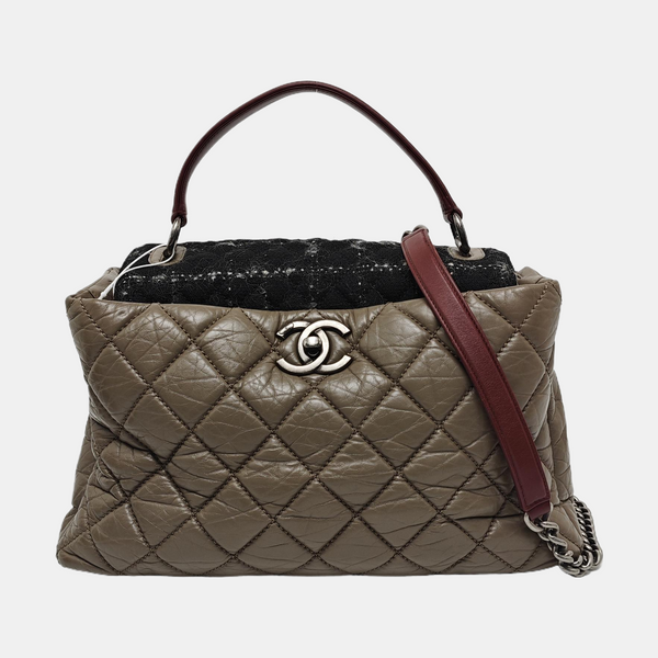 PORTOBELLO Quilted Calfskin Gray