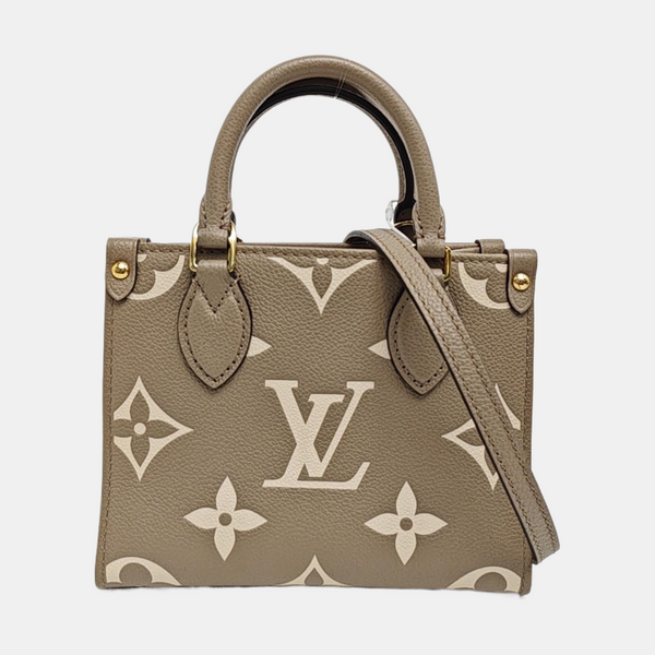 ONTHEGO BB Monogram Calfskin Gray