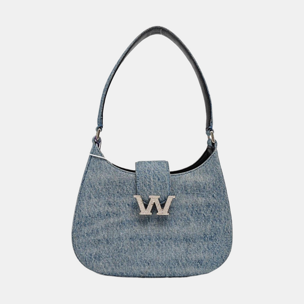 Denim Shoulder Bag Blue