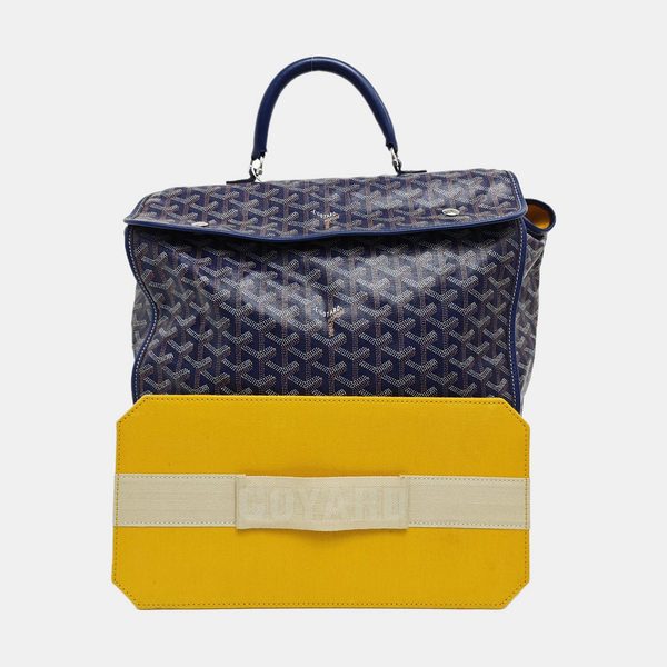 Saint Léger Coated Canvas Blue