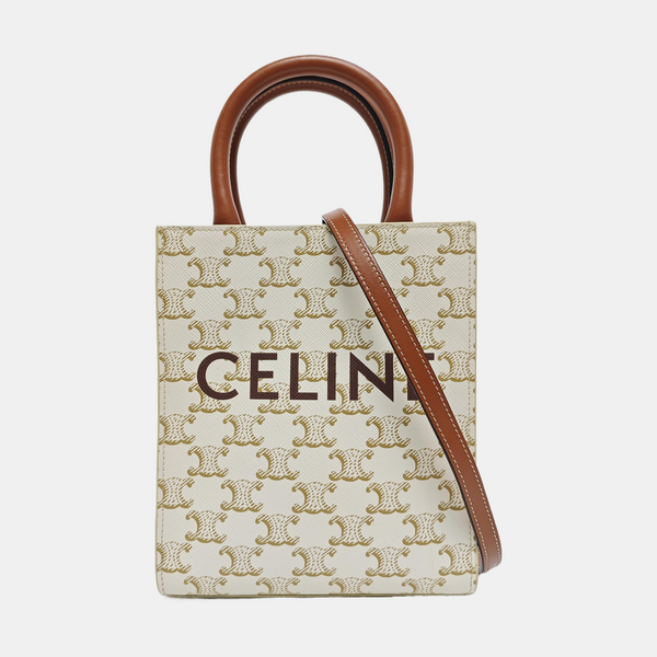 CABAS CELINE Mini Coated Canvas White