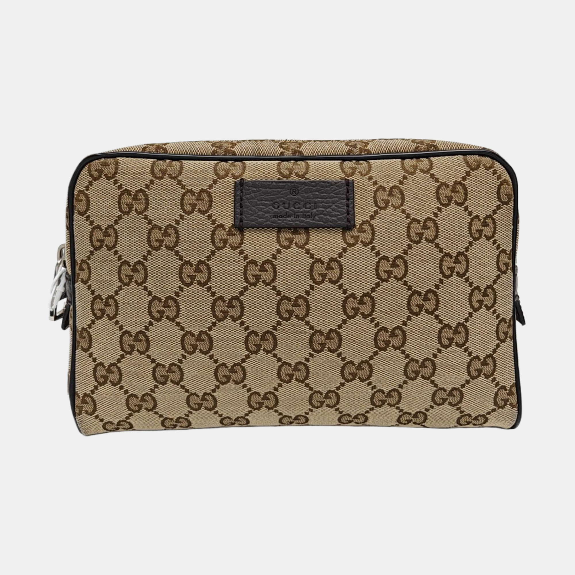 GG Supreme Monogram Canvas Brown