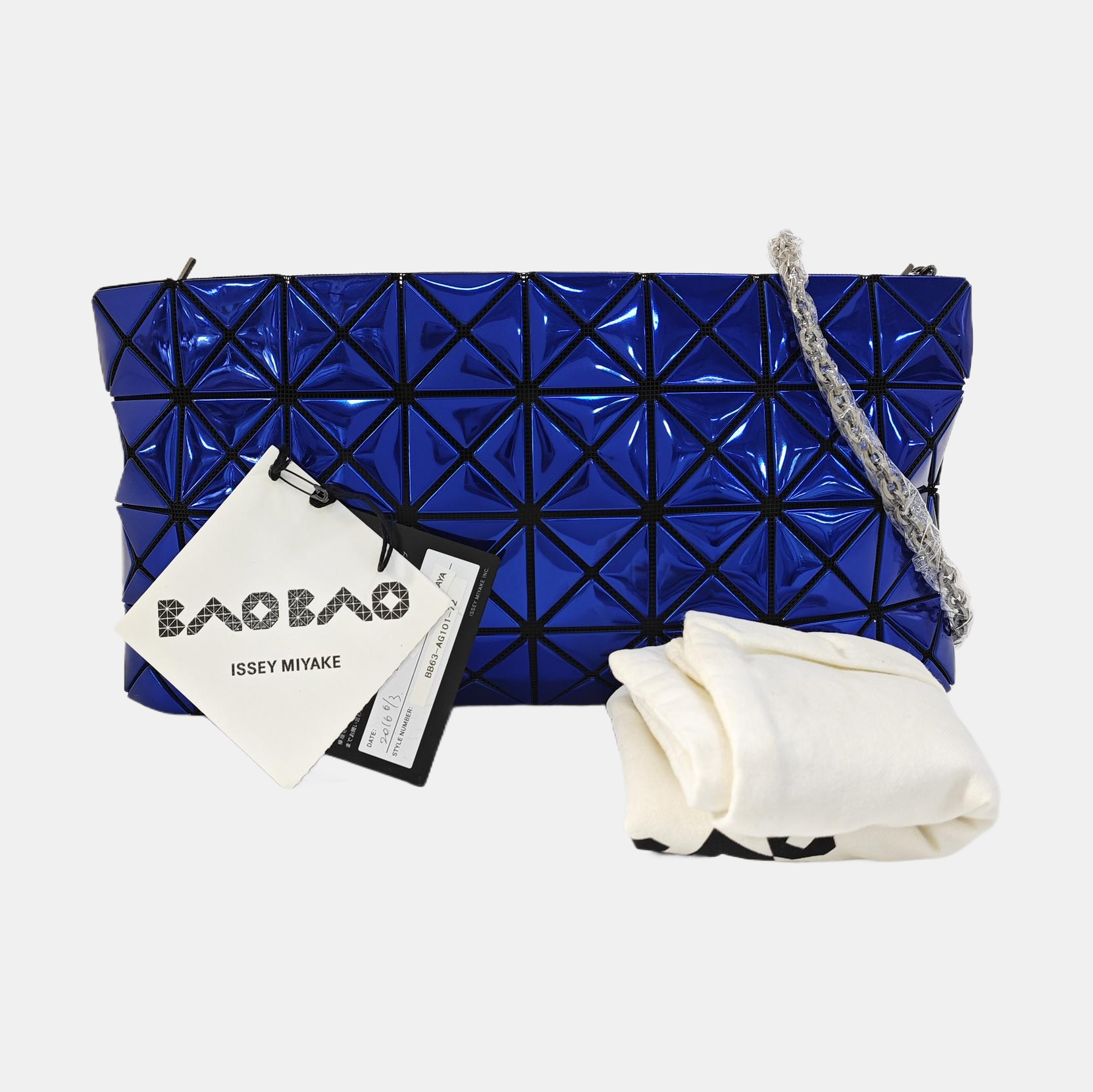 Special Material Shoulder Bag Blue