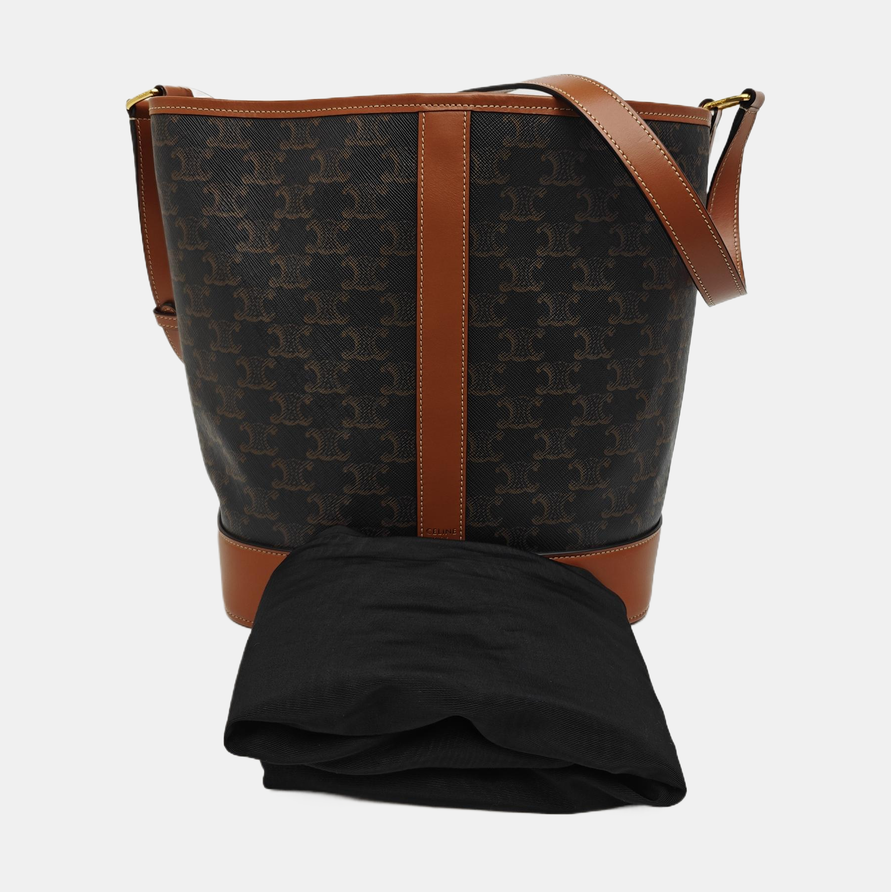 TRIOMPHE CANVAS Medium Coated Canvas Brown