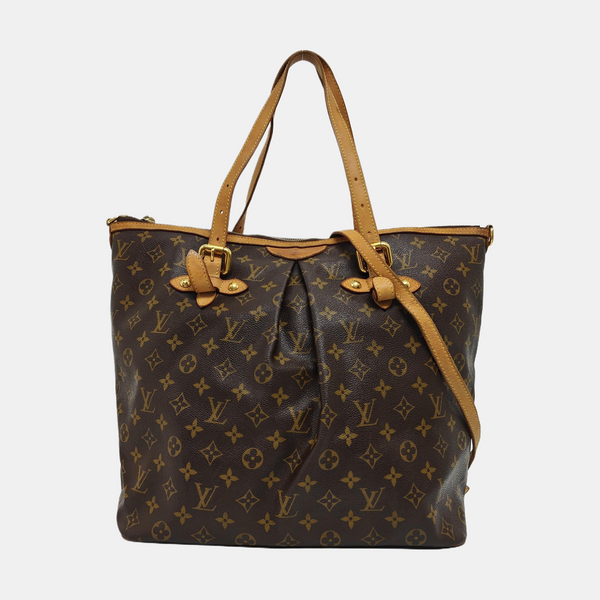 PALERMO GM Monogram Coated Canvas Brown