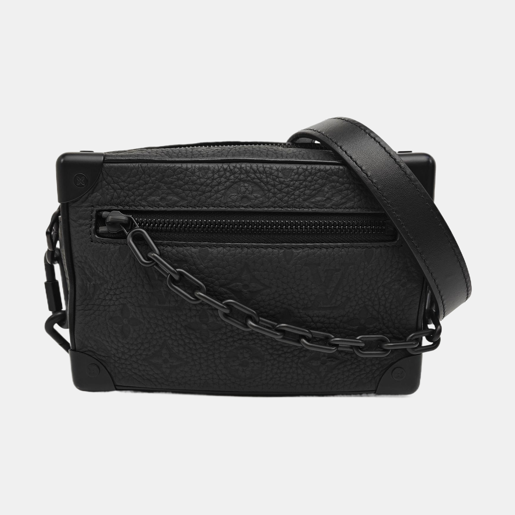 SOFT TRUNK Mini Monogram Calfskin Black