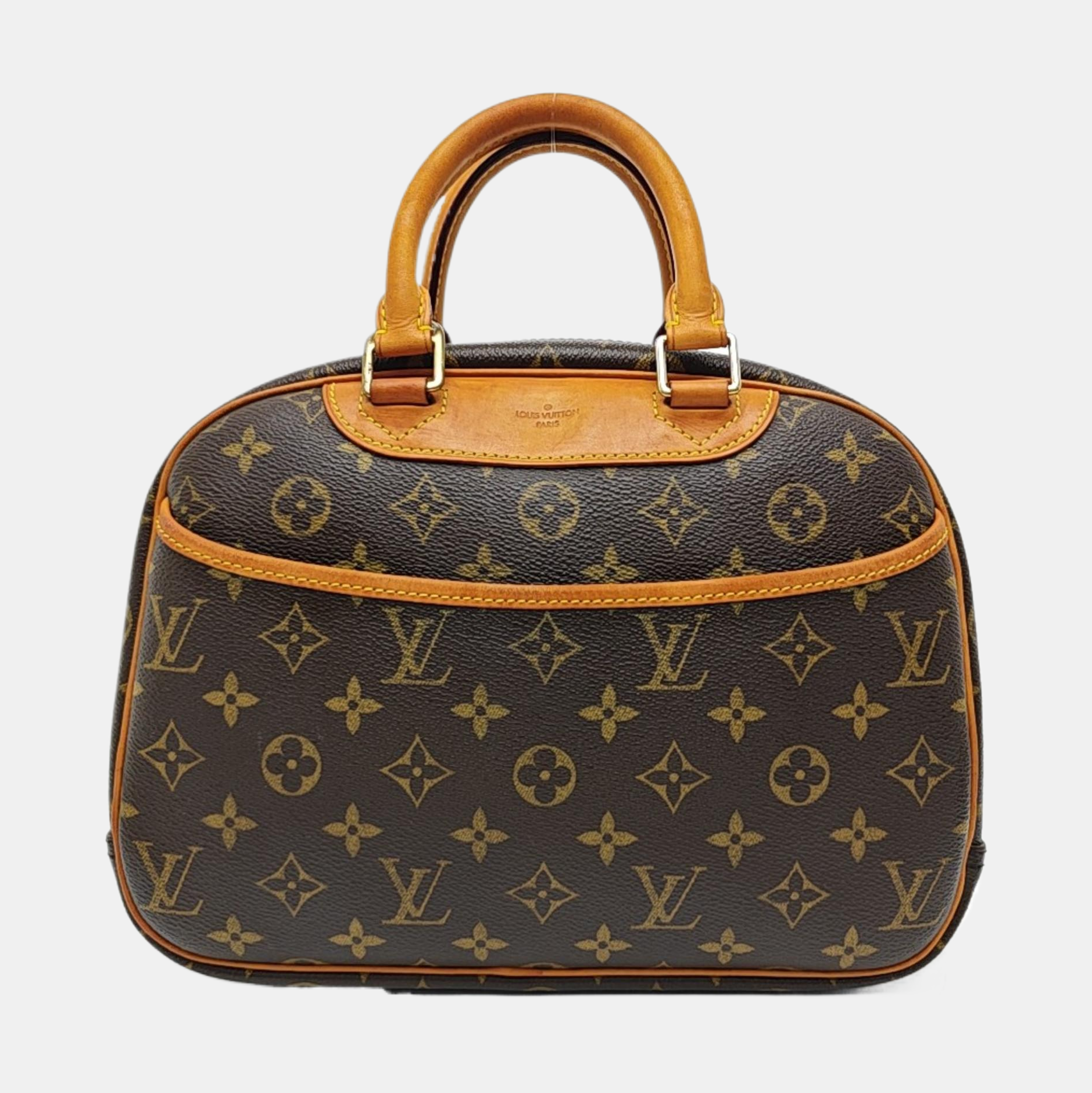 DEAUVILLE Monogram Coated Canvas Brown