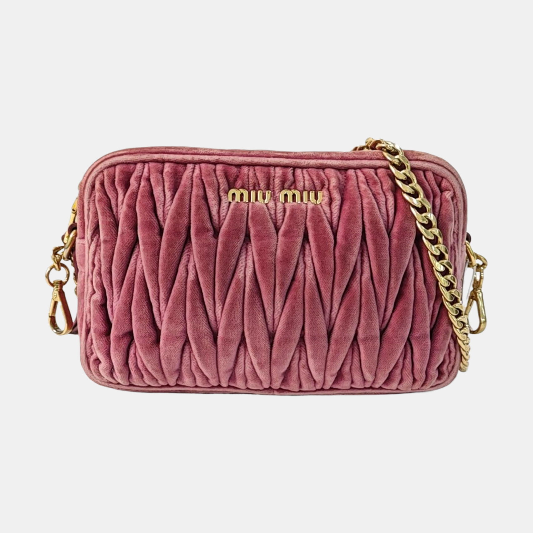Matelassé Quilted Velvet Beige
