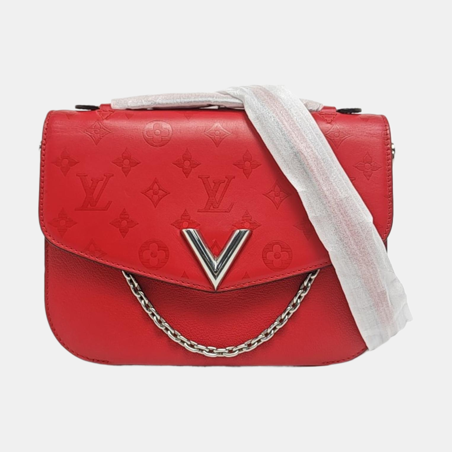 VERY Monogram Calfskin Red