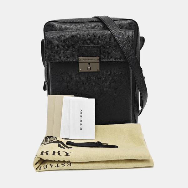 Calfskin Shoulder Bag Black