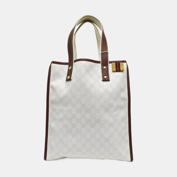 Monogram Coated Canvas White