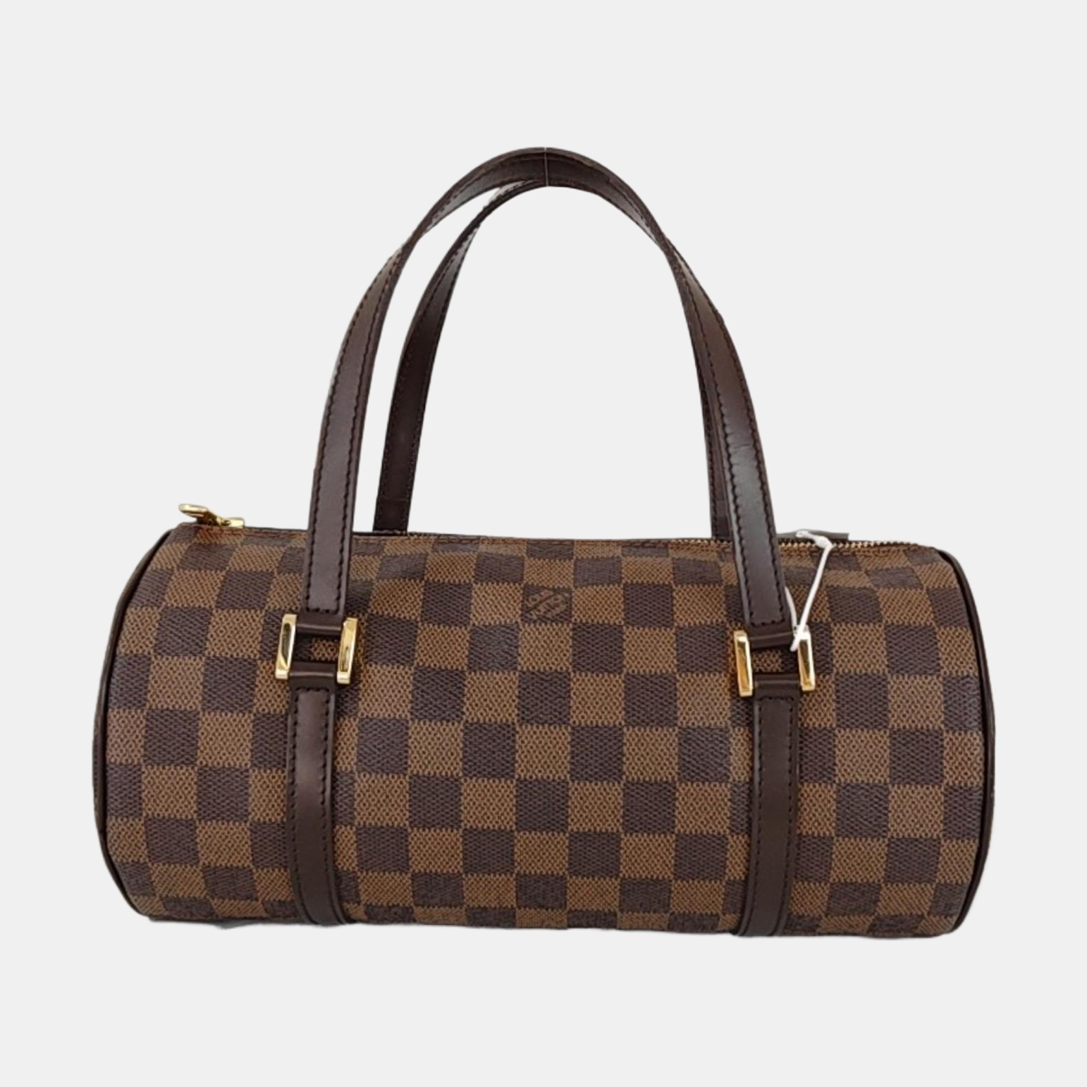 PAPILLON 26 Damier Ebene Coated Canvas Brown