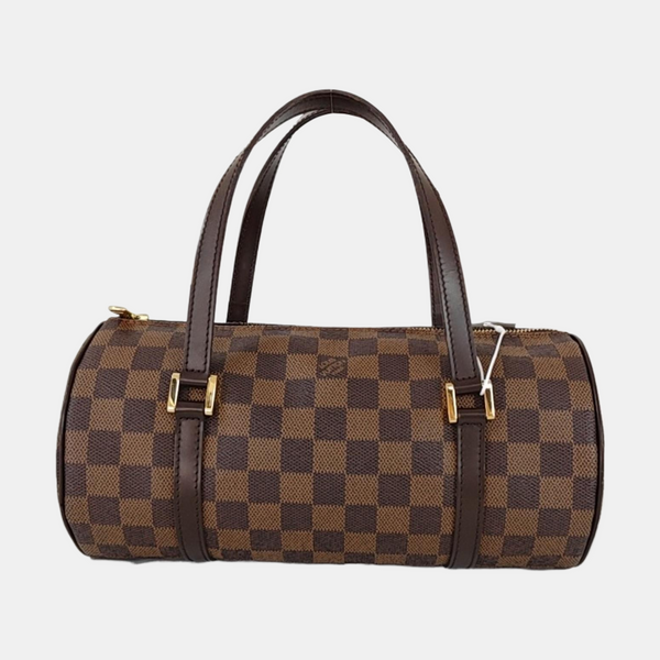 PAPILLON 26 Damier Ebene Coated Canvas Brown