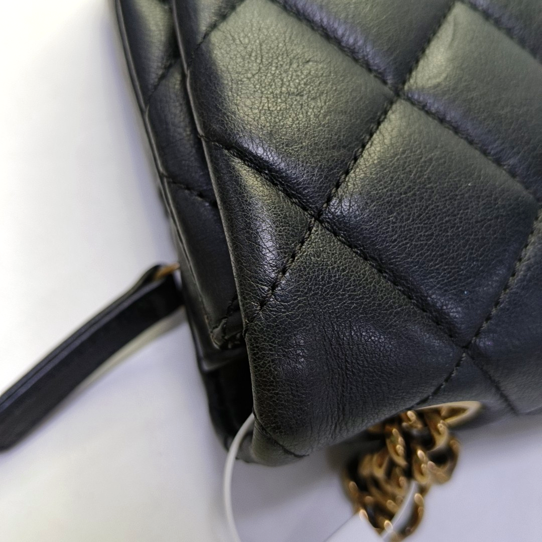 Quilted Calfskin Black